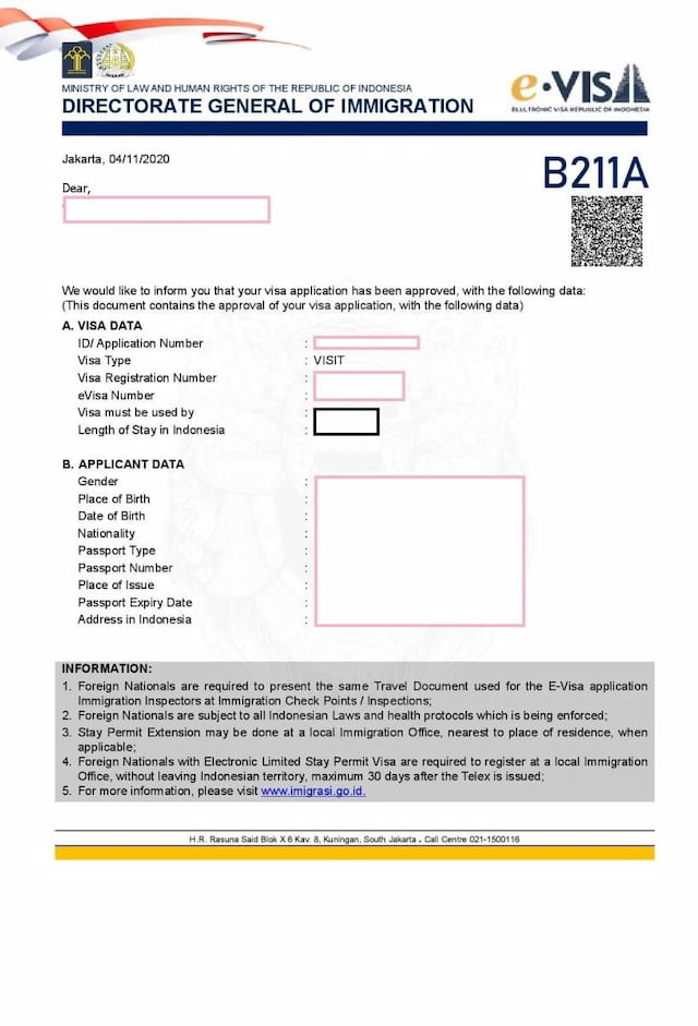 NEW C1 VISA (B211)